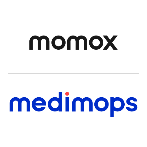 Logo Momox und Logo Medimops